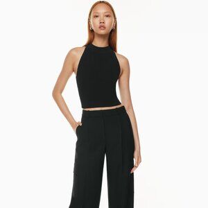 Aritzia –Babaton sculpt knit mockneck halter top